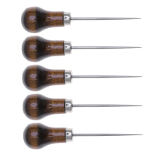 Scratch Awls Scribe Tools Set for Leather Craft and Cookie Decorating - 5 Piece Handsewn Sewing Tools - 2 Sets