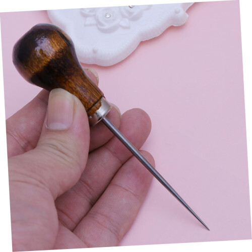 Scratch Awls Scribe Tools Set for Leather Craft and Cookie Decorating - 5 Piece Handsewn Sewing Tools - 2 Sets 2