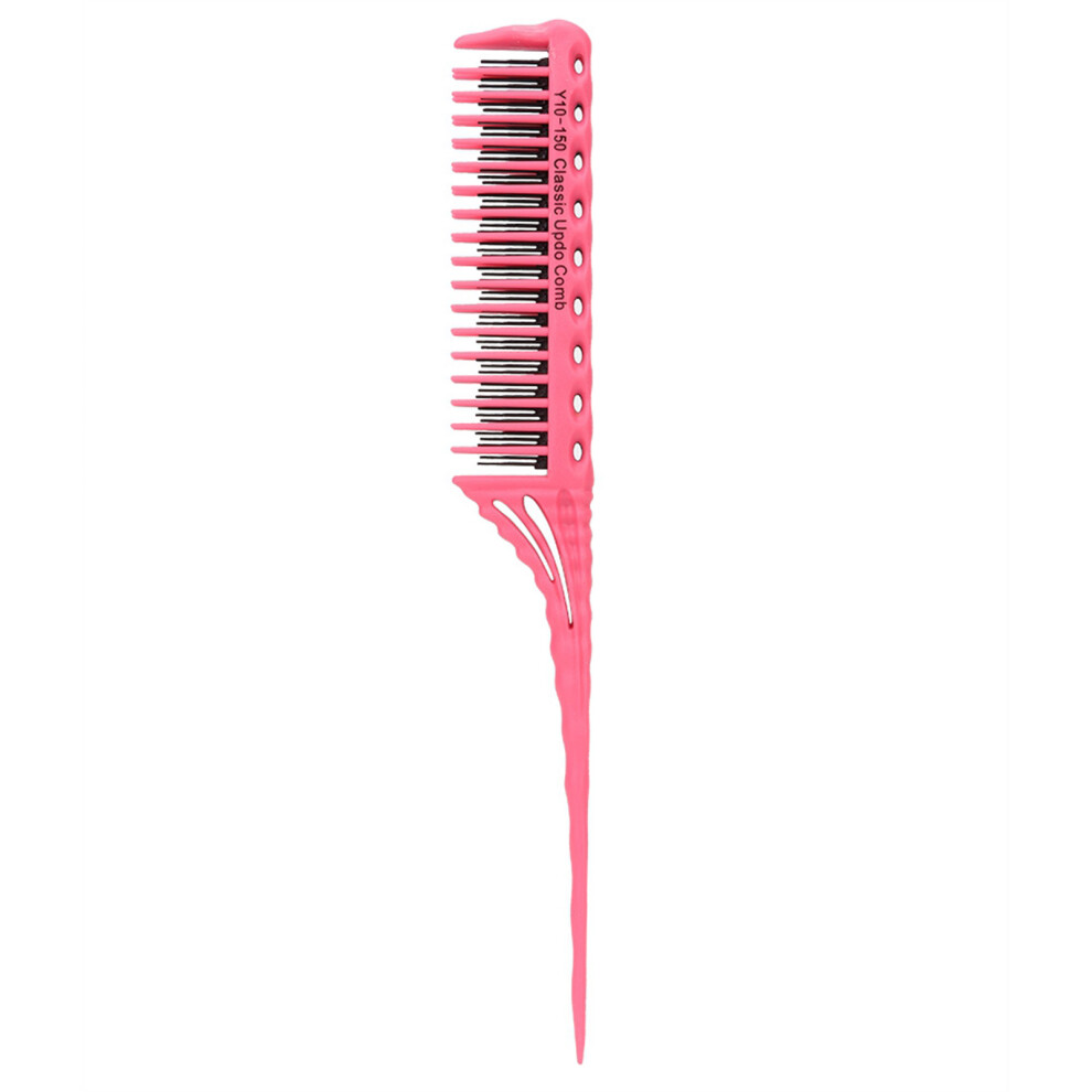 Unisex Pink Hair Care Hair Styling Modeling Comb Lightweight