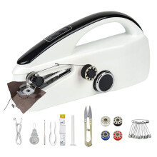 Handheld Sewing Machine Mini Portable Electric for Beginners with Dual Mode Quick Stitching and Accessory Kit for DIY Projects