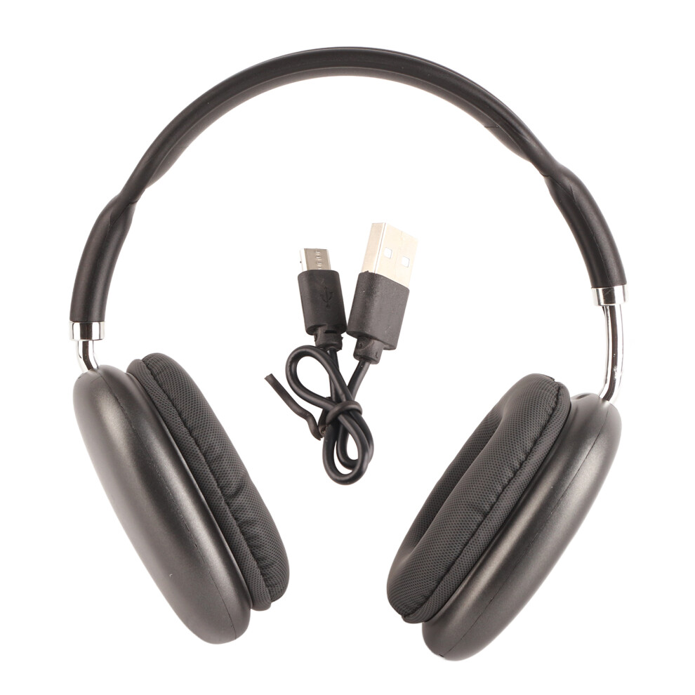 Bluetooth Headphone Noise Reduction Clear Sound Black 9387669169486
