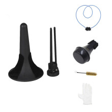 Trumpet Stand Portable Tripod Stand Kit Plastic Material Detachable Legs with Cleaning Brushes and Gloves for Musicians