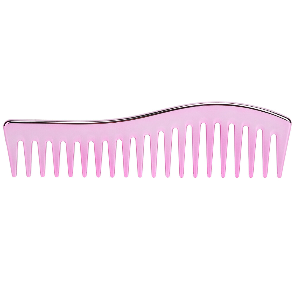 Wide Tooth Combs No Handle Hair Detangling Comb Pink