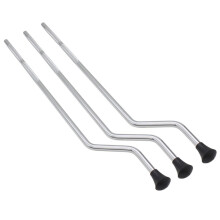 3pcs Metal Drum Set Replacement Legs for Tom Drum Support Stand, Compatible with Standard Drum Kits