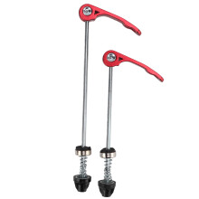 1 Paar/Satz Fahrrad Vorder- und Hinterrad Schnellspanner Verschleißfest Schnellspanner Hebel Rot
