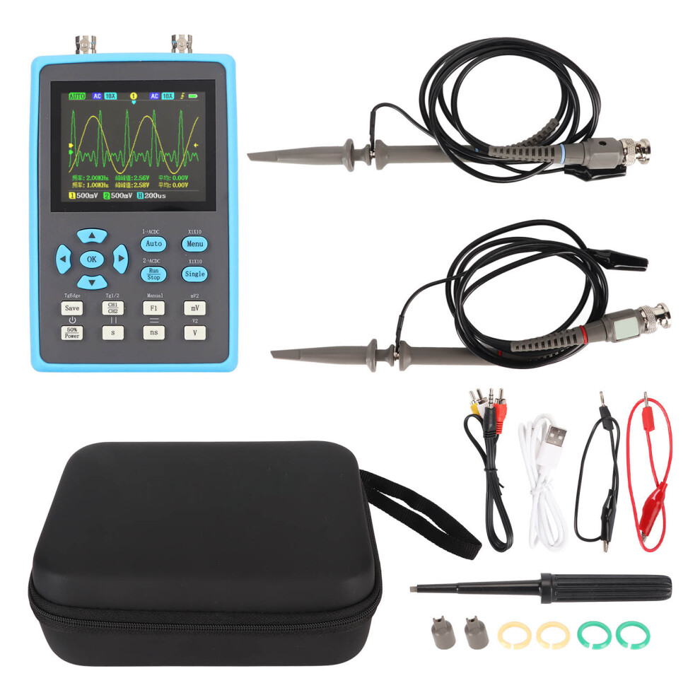Handheld Oscilloscope 2 Channel 120Mhz Bandwidth 9387669169820