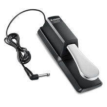 DSP-001 Sustain Pedal for Keyboard, Universal Piano Pedal with Polarity Switch, 1/4'' Input, 63'' Cable for Digital and MIDI Keyboards