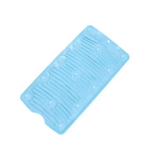 Washboard Laundry Tool Portable Mini Folding Washboard with Non-Slip Sucker Household Washing Board One Color