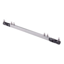 Double Drum Pedal Link Bar Replacement Drive Shaft for Bass Drum Pedal - Silver Compatible with Standard Drum Kits