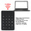 Ergonomic 18-Key Wireless Numeric Keyboard, Black, Model MLD-269 8