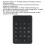 Ergonomic 18-Key Wireless Numeric Keyboard, Black, Model MLD-269 12