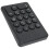 Ergonomic 18-Key Wireless Numeric Keyboard, Black, Model MLD-269 10
