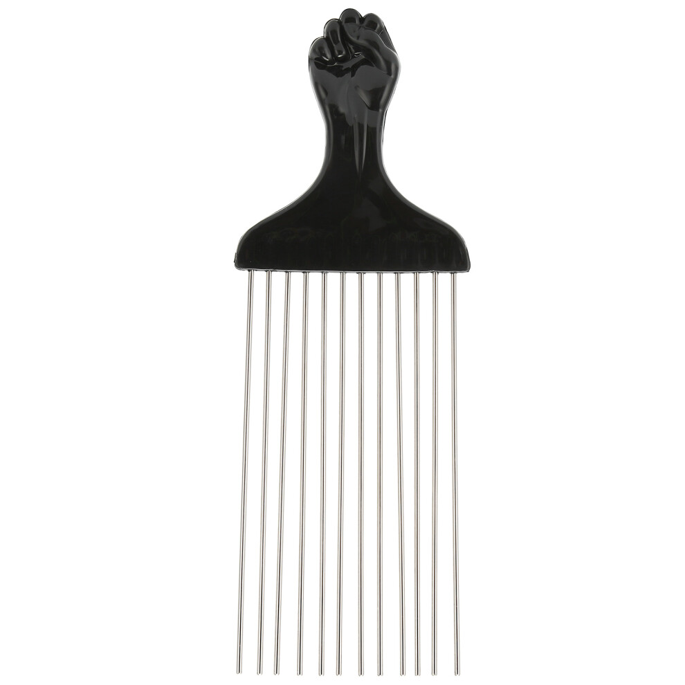 Unisex Professional Metal Hair Pick Detangle Salon Barber