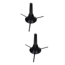 Trumpet Support Stand 2pcs Set with Rotating Screw and Felt Protection for Trumpet and Wind Instruments
