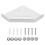 Wall Mounted Shower Corner Shelf Storage Rack 1