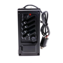 Acoustic Guitar Pickup System with 4-Band Preamp EQ Equalizer for Acoustic Instruments and Playing Accessories