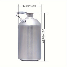 (3.6L) 304 Stainless Steel Beer Barrel Home Brewing Two-Release Wine Barrel Craft Beer Pot Delivery Transfer Bucket