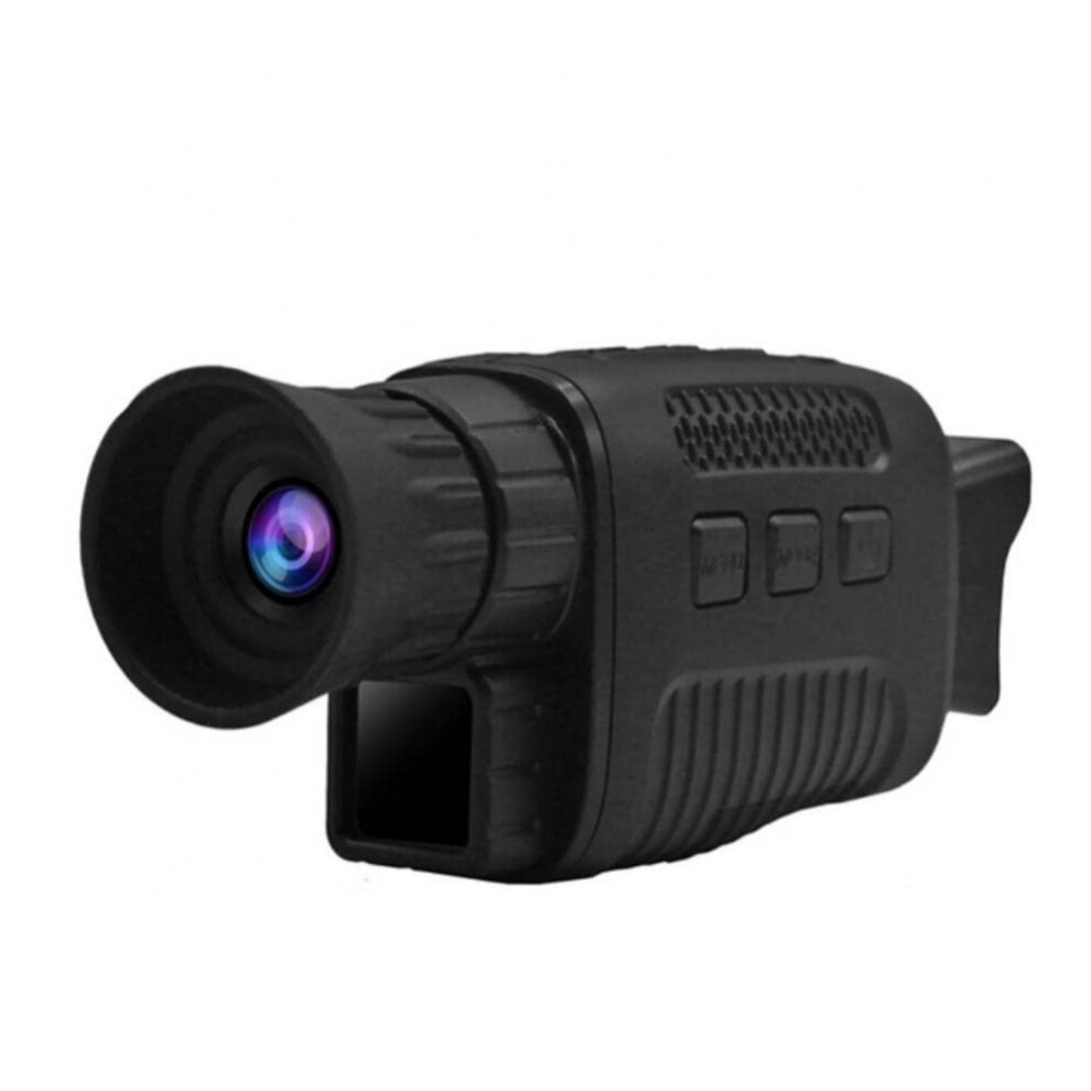 Night Vision Monocular 5X Digital Zoom Infrared Goggles Full Hd Photo Video For Day Night Hunting Camping Surveillance Black 6482260722467