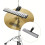 Percussion Crasher Metal Playing Surface Accessory, 3/8" Eye Bolt Mount, Unique Sound Effect, Durable Design 2
