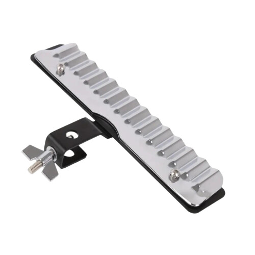 Percussion Crasher Metal Playing Surface Accessory, 3/8" Eye Bolt Mount, Unique Sound Effect, Durable Design