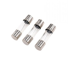 5X20MM Glass Tube Fuse Kit 2.5A Fast Blow 250V 50Pcs Replacement Fuses for Electrical Applications