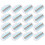 12Pcs Women's Razor Blade Refills 3 Blade 4