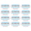 12Pcs Women's Razor Blade Refills 3 Blade 1