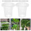10pcs/Set Breathable Plastic Hydroponic Basket Cup 8