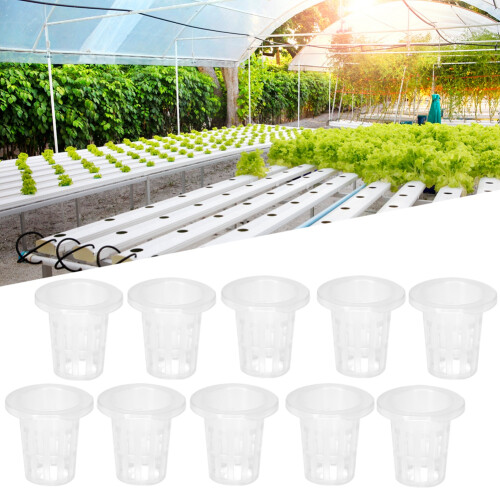 10pcs/Set Breathable Plastic Hydroponic Basket Cup 2