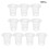10pcs/Set Breathable Plastic Hydroponic Basket Cup 1