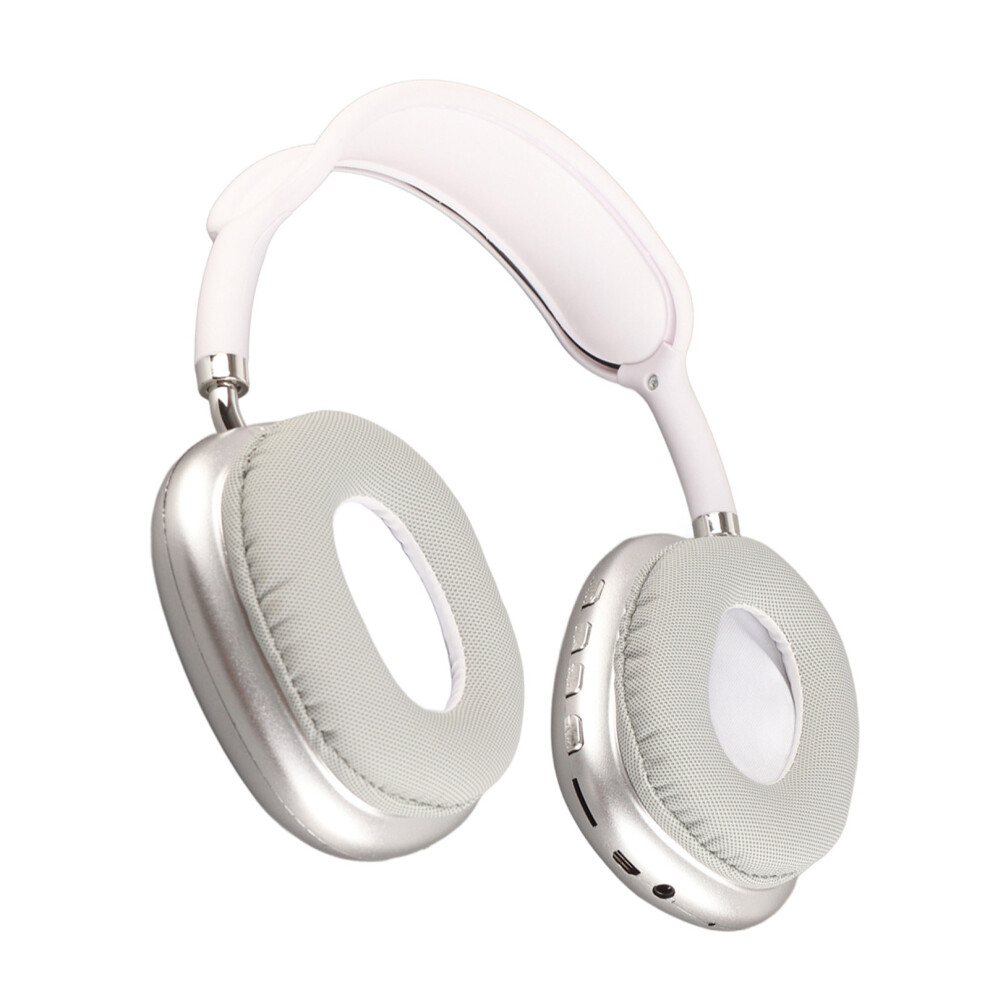 Bluetooth Headphone Noise Reduction Clear Sound White 9387669188760