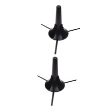 Trumpet Stand Tripod - 2 Pieces Black Accessory for Wind Instruments, Small Size, Durable Support for Trumpet Stability