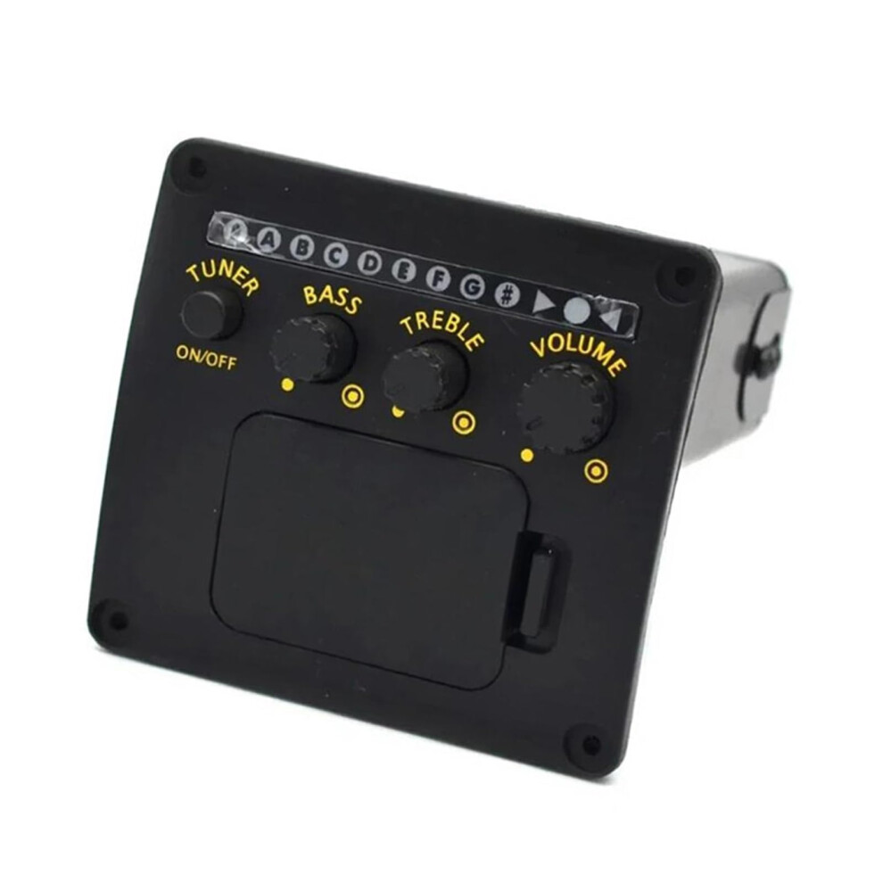 Acoustic Guitar Pickups Piezoelectric Two Band Pre Eq Tuner For Professional Acoustic Guitars, Easy Installation 6276012532677