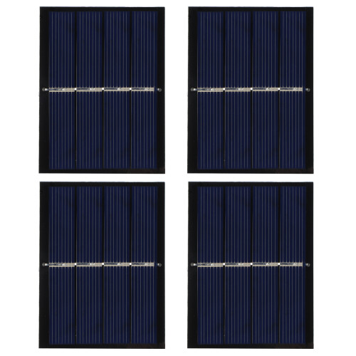 4Pcs 0.65W 2V DIY Solar Panel Module System for