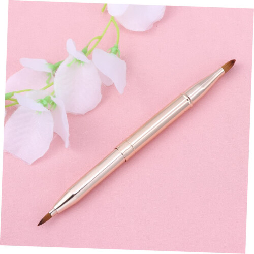 3 Pcs Retractable Lip Makeup Applicator Brush Set for Smooth Lipstick Application and Precise Color Control 2