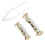 Hip Hop False Teeth Set Reusable Unfading Copper 3