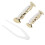 Hip Hop False Teeth Set Reusable Unfading Copper 4