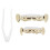 Hip Hop False Teeth Set Reusable Unfading Copper 2