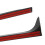 2pcs Glossy Black ABS Rear Window Side Spoiler Replacement for MK5 2011-2017 3