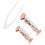 Hip Hop False Teeth Set Reusable Unfading Copper 9