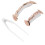 Hip Hop False Teeth Set Reusable Unfading Copper 5