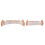 Hip Hop False Teeth Set Reusable Unfading Copper 15