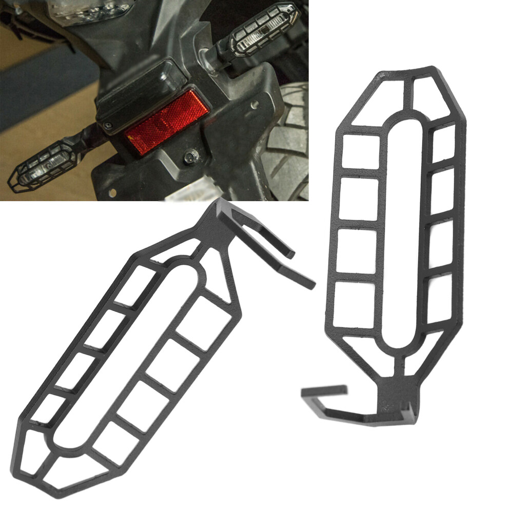 Motorcycle Turn Signal Cover Stainless Steel Fit Cb500x 2019Â2021 Light/Black 9371342603503