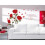 Romantic Red Rose Avtagbara väggdekor – Väggdekor – Sovrum – PVC 1