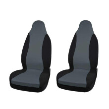 (2 pezzi grigio nero)X Autohaux 5 colori Coprisedili universali per auto Coprisedili per interni