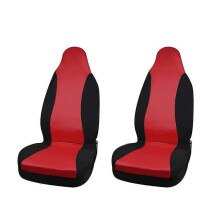 (2 pezzi rosso nero)X Autohaux 5 colori Coprisedili universali per auto Coprisedili per interni