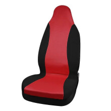 (1 pz Rosso Nero)X Autohaux 5 colori Coprisedili universali per auto Coprisedili per interni