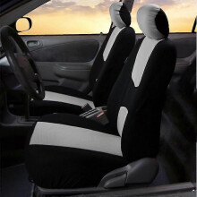 (Set completo nero) Coprisedile per auto AUTOYOUTH Poggiatesta staccabili Coprisedili universali in