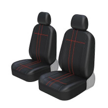(B) Nuovo stile 9 pezzi coprisedile per auto in pelle PU anteriore e posteriore set completo universale