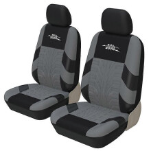 (Grigio-2 pezzi) AUTOYOUTH 1 set di coprisedili per auto universali adatti alla maggior parte delle